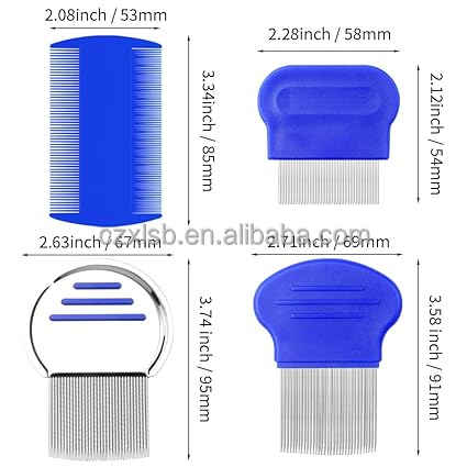 حزمة من 4 خدوش لإصلاح الجودة وإزالة القمل . Pack of 4 Quality Guaranteed Scratchers for Lice Removal