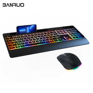 RGB keyboard and feet