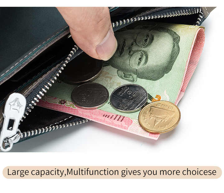 Fashion Leather Belt Passport Cover RFID Blocking. 