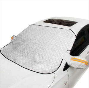 Universal snow cover, portable folding cover, anti-frost protective cover mat 