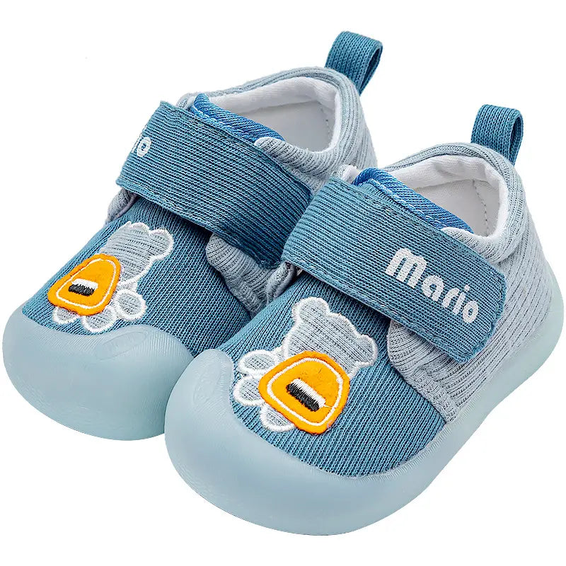 Cheerful Mario 2022 New Style Wholesale Children Shoes for Girls Boys Kids Custom Footwear Stock Unisex Fashion Soft Suitable 