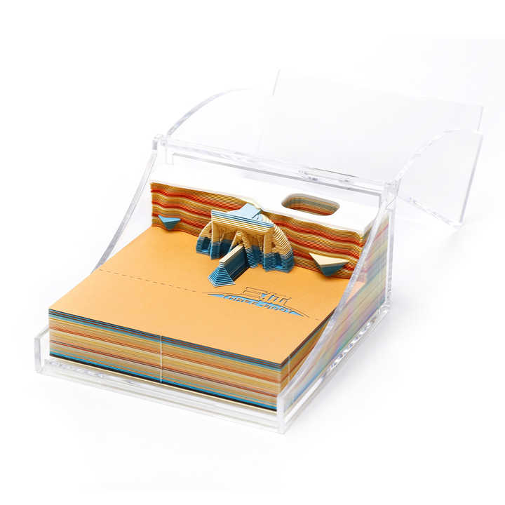 Gifts Aerospace Styling Made from Paper Handicrafts - 3D Notebook with Custom Logo for Kids, 