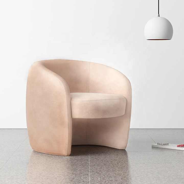 Comfortable sofa made of soft fabric 