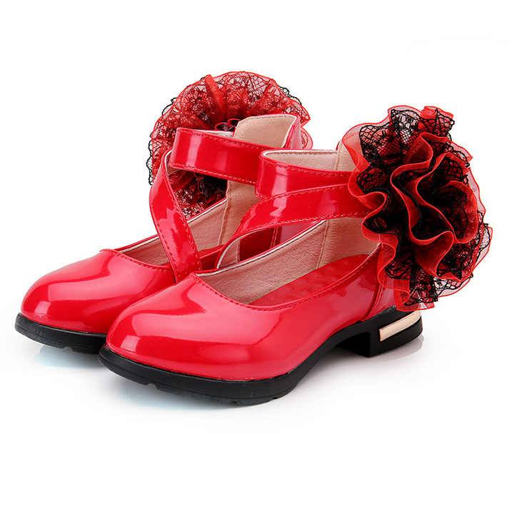 Girls' party heels, medium heels 