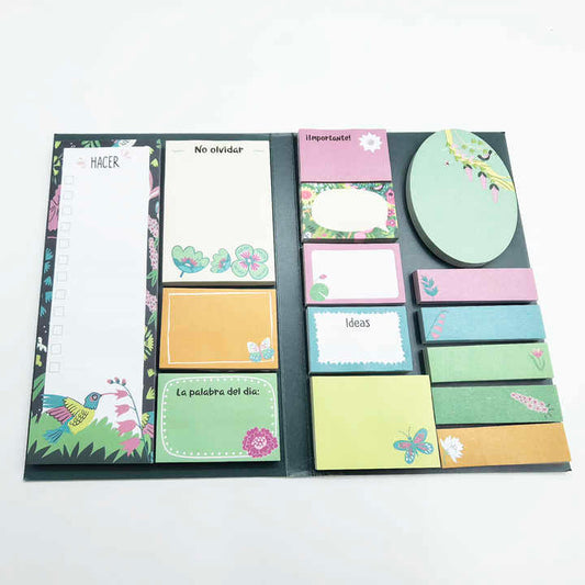 Sticky Notepad, School Stationery, Custom Posted for Planner 