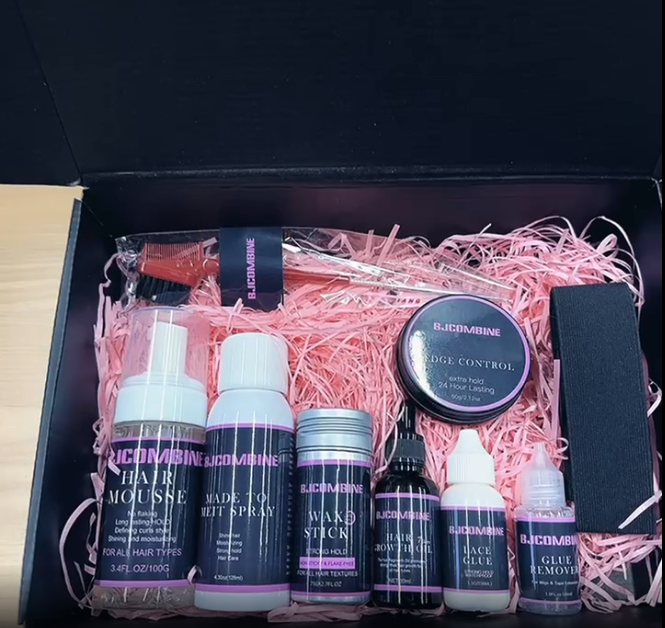 Custom Your Logo Wig Install Boxes Private Label. 