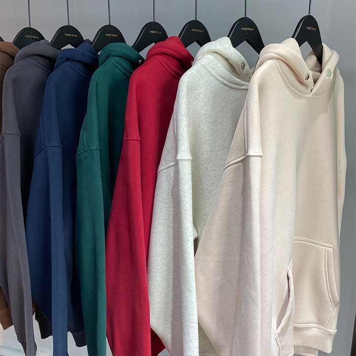 هودي رجالي كبير الحجم من الصوف القطبي . Men's Oversized Heavy Polar Fleece Hoodie