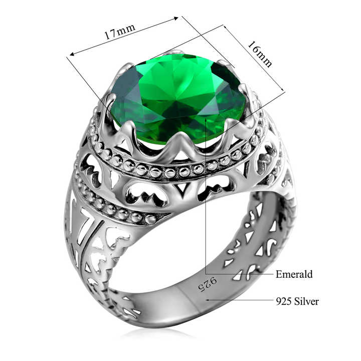 Luxury Jewelry Gemstones Gifts Antique Ring. 