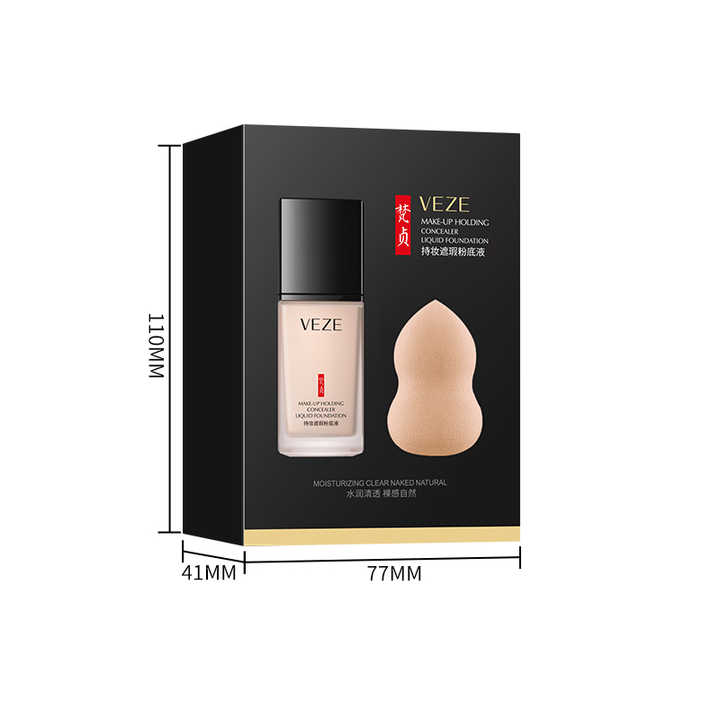 OEM VEZE Long Lasting Waterproof Sweatproof Foundation Concealer Lightweight Makeup Liquid Micro BB Cream 