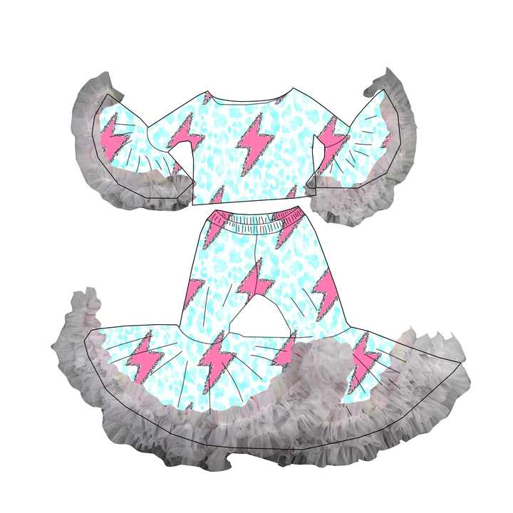 DH ODM Winter Casual Thin Girls Print T-shirt Outfit for Toddler Girls 4T Formal Clothes SetsDH ODM Winter Casual Thin Girls Print T-shirt Outfit for Toddler Girls 4T Formal Clothes Sets 