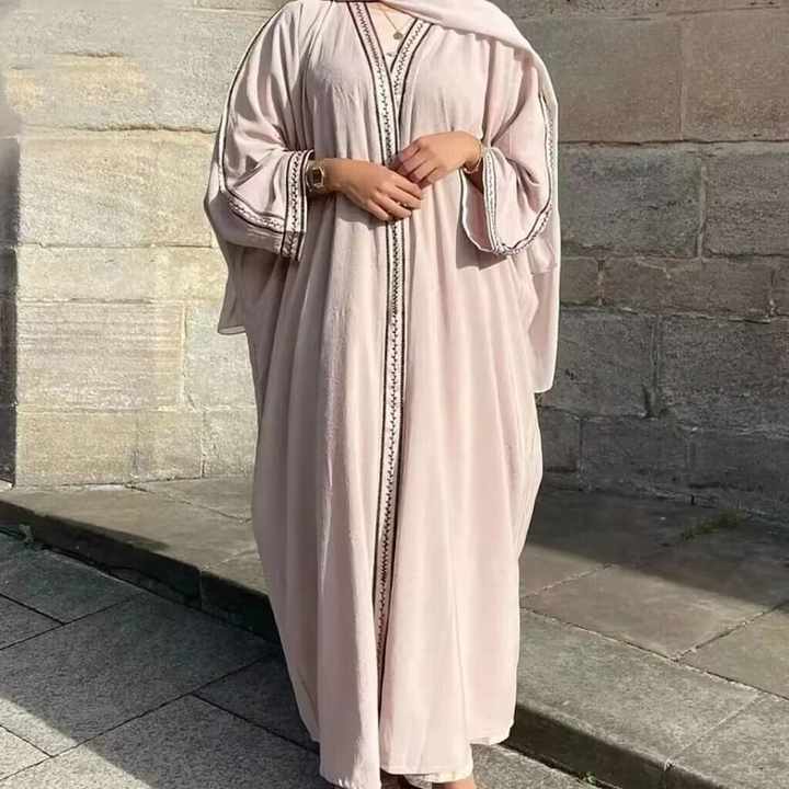 Turkish colored abaya 