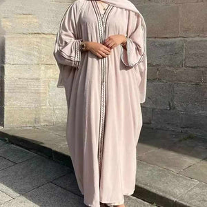 Turkish colored abaya 