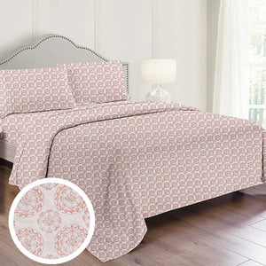 Aoyatex New Classic Design Printed Bed Sheet Set for US 