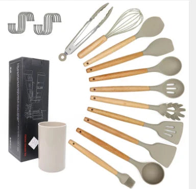 ملاعق خشبية مقاومة للحرارة- Heat-resistant wooden spoons