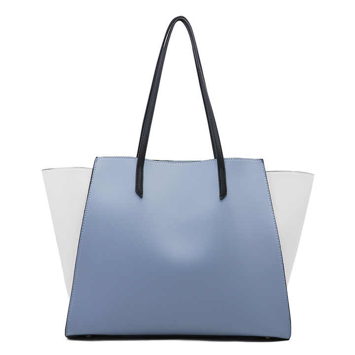 Large faux leather handbag