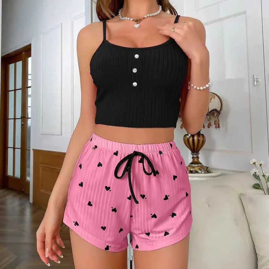 بيجامة نوم نسائية شورت