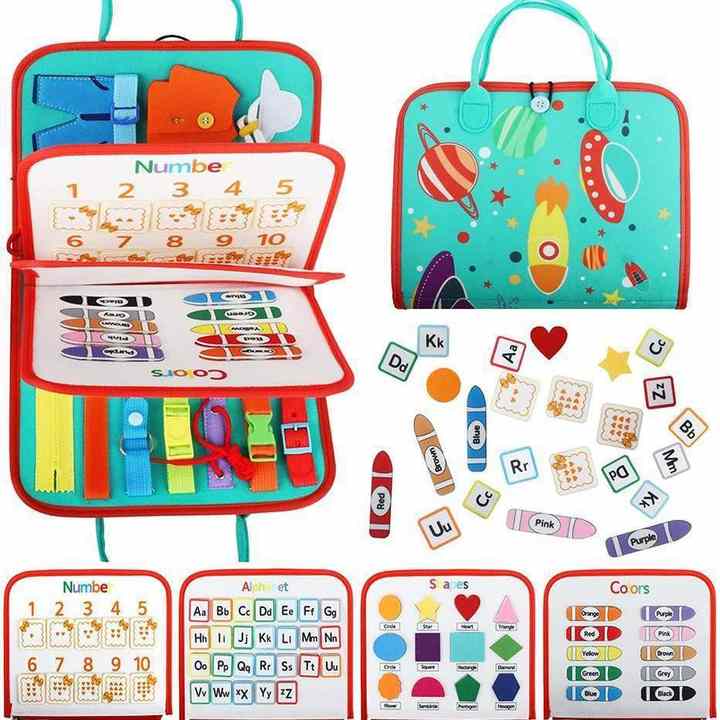 العاب تعلميه  كتاب حسي