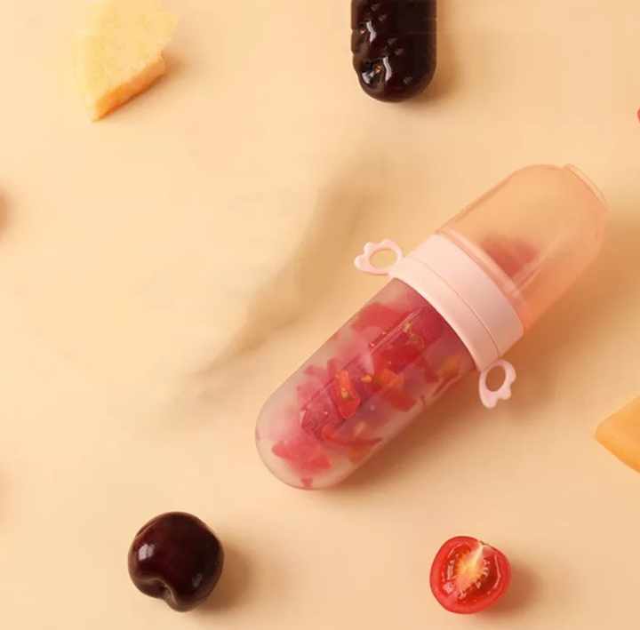 Baby Products 2022 Baby Tilt Feeding and Nursing Other Baby Feeding Products Baby Bottle 40ml Silicone Feeding Spoon 