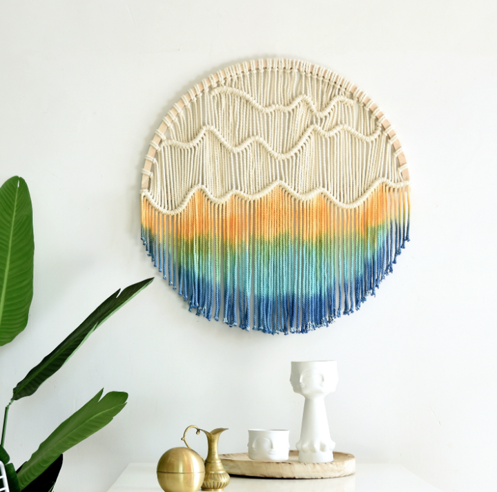 Irregular Modern Macrame Decor Home Decor Wall Art Designs Tapestry Home Decor for Living Room and Home Walls 