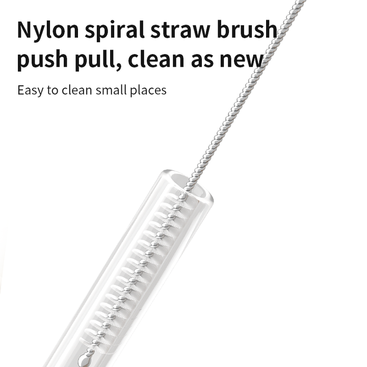 Travel-Friendly Baby Bottle Straw Brush Set 