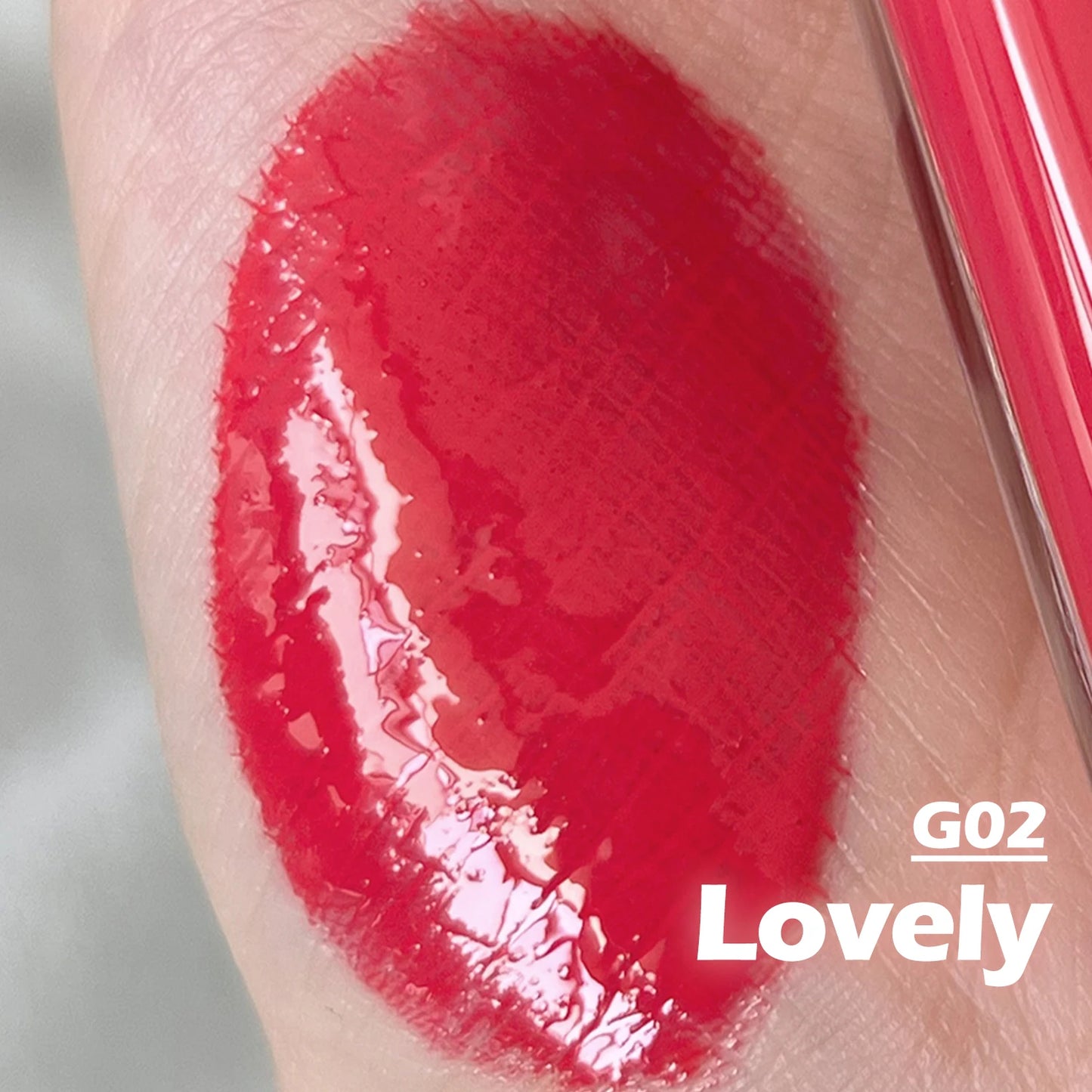 Cute White Gradient Color Cosmetic Tube Matte Liquid Lipstick 