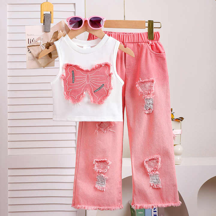 New Design Spring Autumn Kids 2 Piece Fashion Suits 