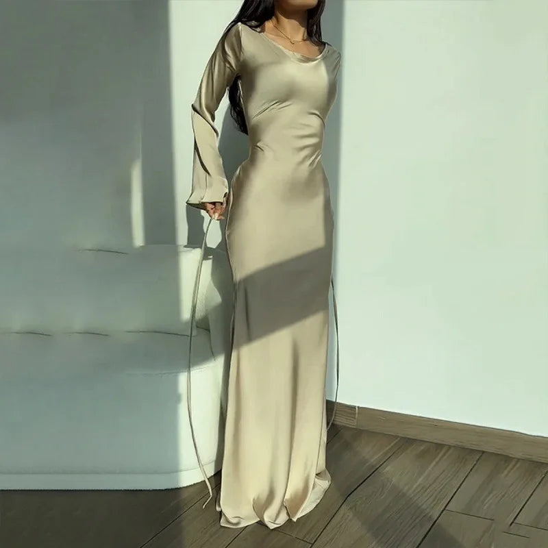 Luxury long evening dress 