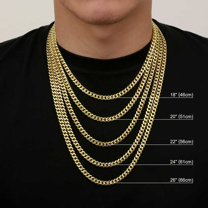 Fashion 14K Gold Plated Stainless Steel Necklace 