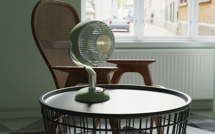 Wholesale Portable Mini Desktop Fan with Night Light. 