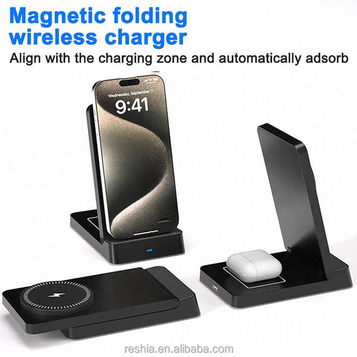 2-in-1 Wireless Charging with Custom Logo Compatible with . 