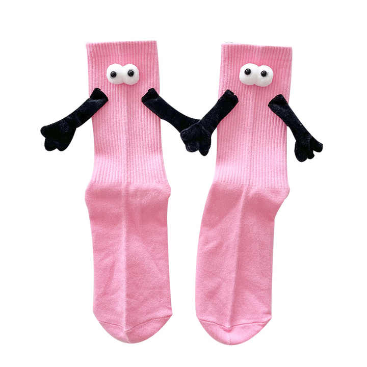 Magnetic sock hose with handles 