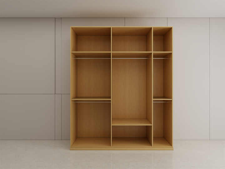wooden cabinet with drawers 