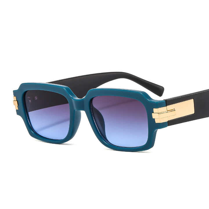 Classic Small Square Honey Color Sunglasses 