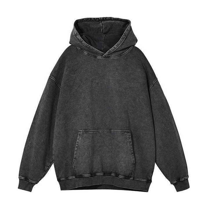 Logo Vintage Washed Men's Hoodie.. Custom Logo Men's Hoodie 