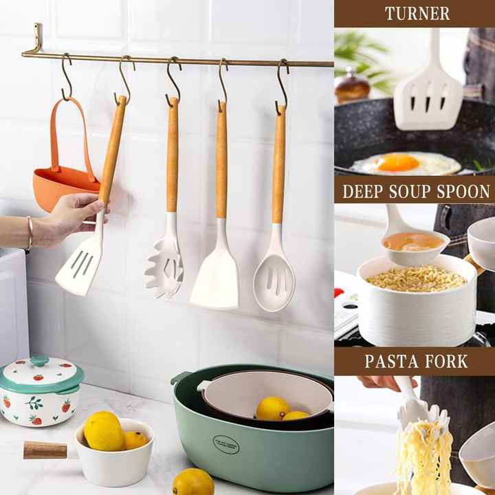 Kitchen utensils spoons