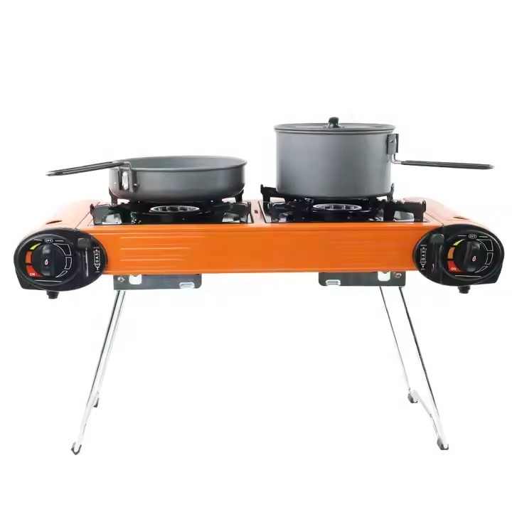 موقد غاز محمول عالي الجودة قابل للطي . High quality portable folding gas stove