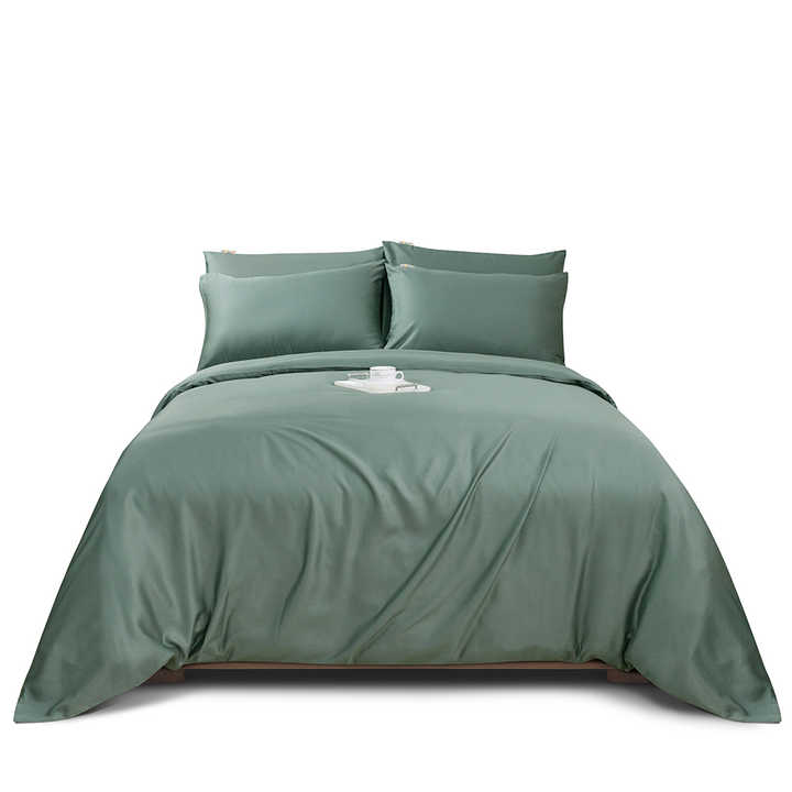 لحاف من اوكاليبتوس ليوسيل سادة غطاء لحاف . Eucalyptus Lyocell Plain Duvet Cover