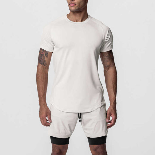 Men's long-sleeved sports shirt