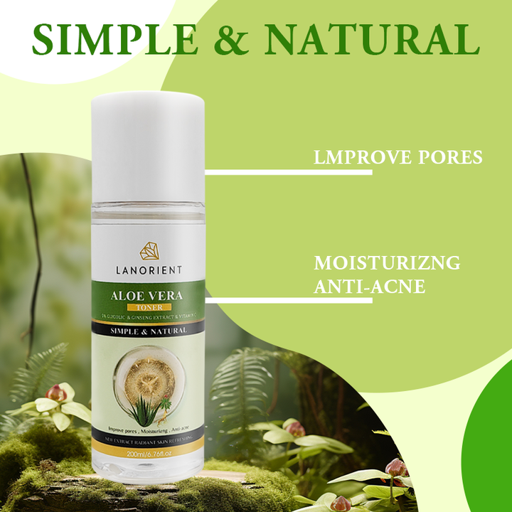 Facial Skin Damage Aloe Vera Anti-Acne Toner for Face - Skin Care Products from Korea