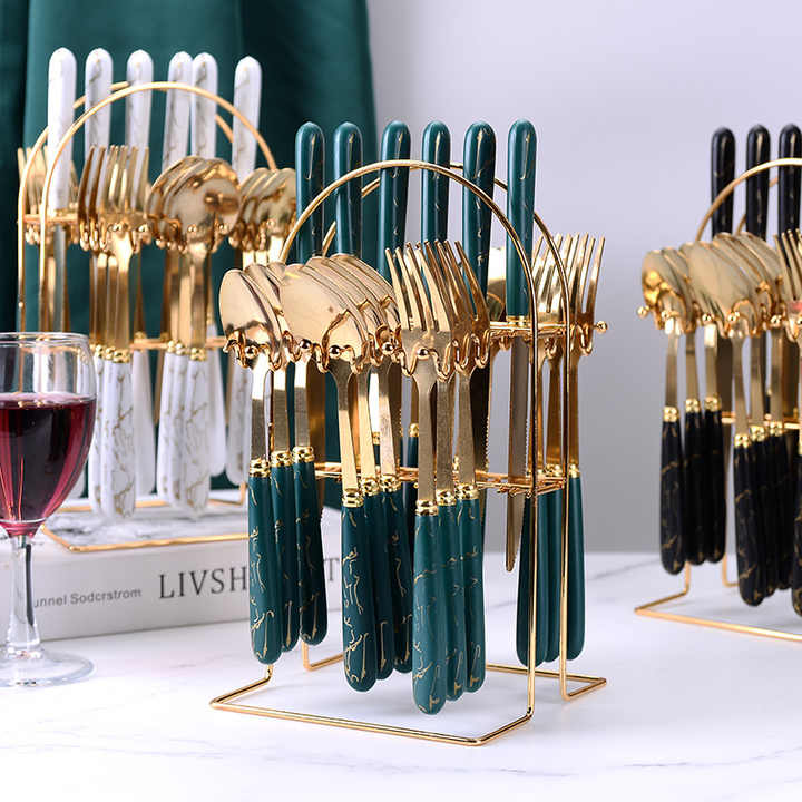 طقم أدوات مائدة من الفولاذ المقاوم للصدأ ,Stainless Steel Cutlery Set