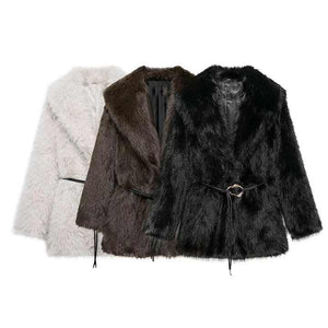 Women's fur jacket