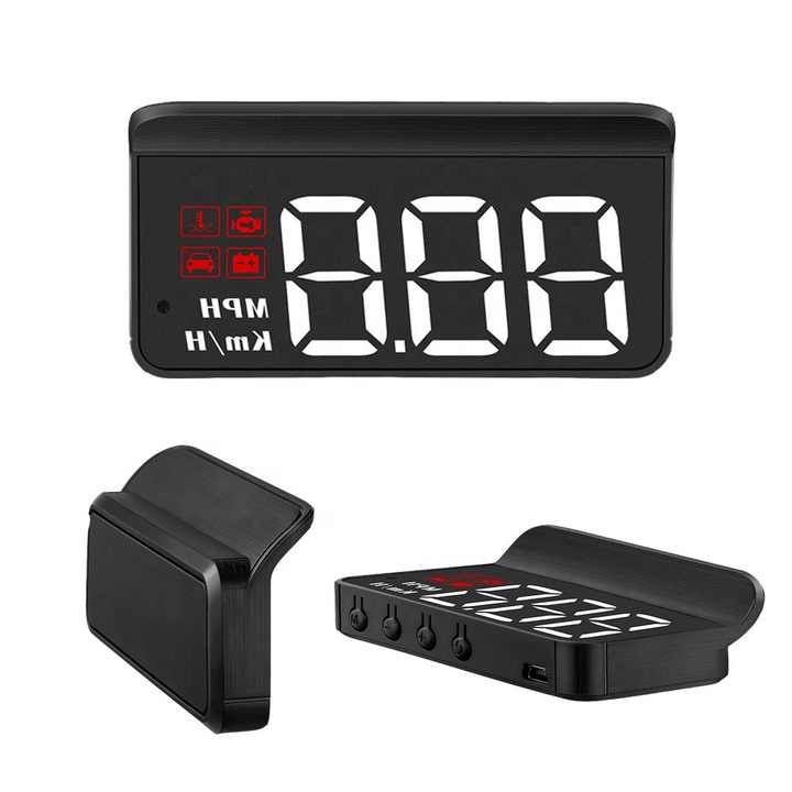 Newest M3 Car Alarm Auto HUD Speedometer Head Up 