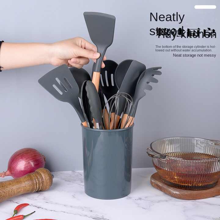 Utensils Set with Wooden Handle 
