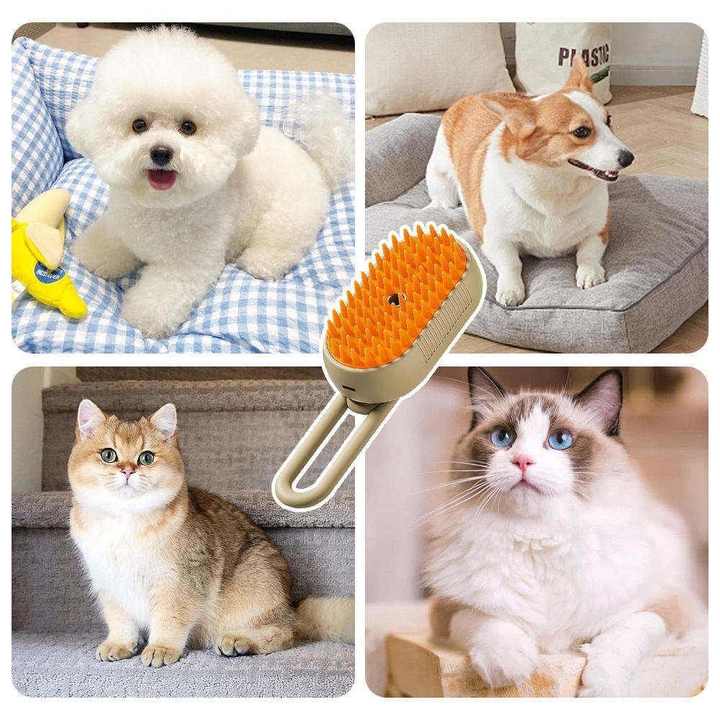 Pet Spray Massage Comb Cleaning Tools 