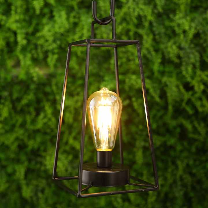 Modern simple small square night lamp iron study 