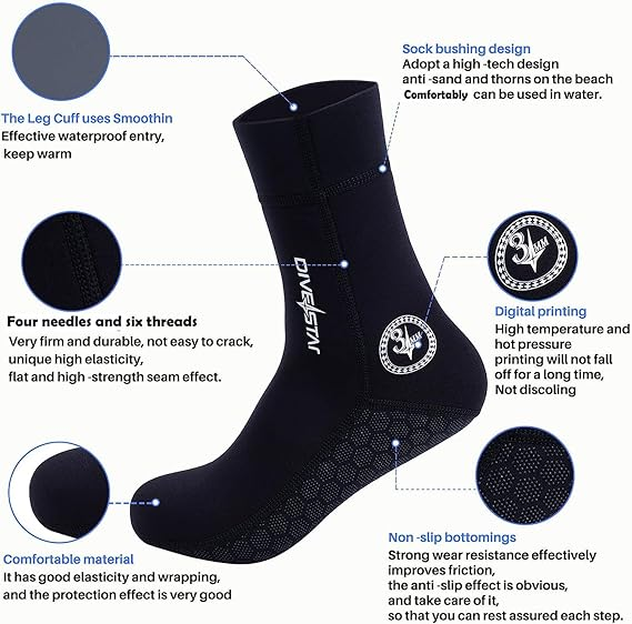 DIVESTAR Diving Socks 