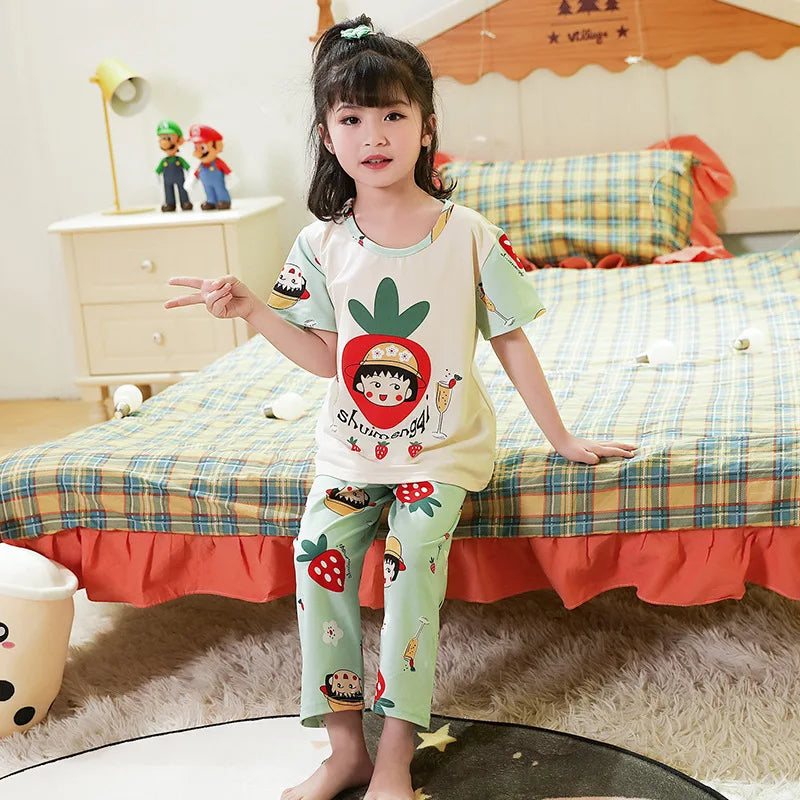 طقم بيجامات للأطفال والبنات - Children Kids Girls Pyjamas