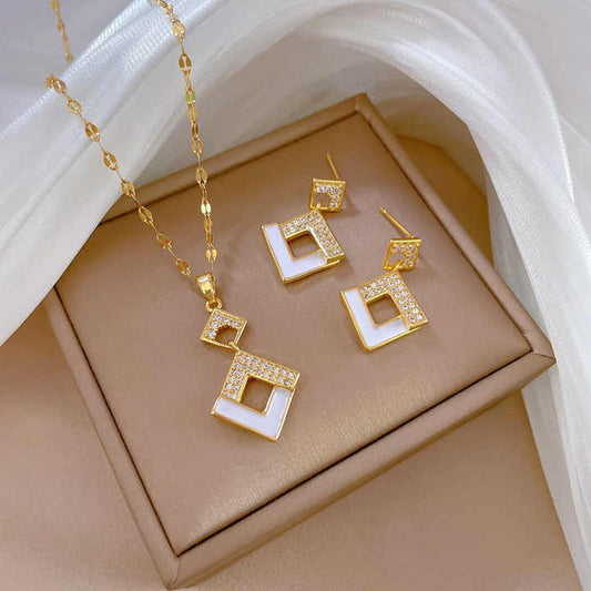 steel necklace sets 