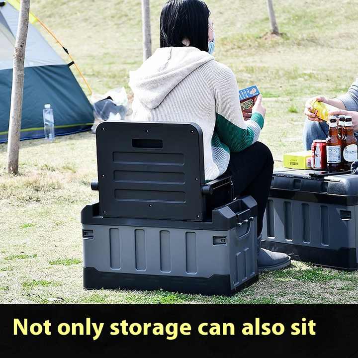 منظم بلاستيكي بسعة كبيرة للتخييم -Large Capacity Outdoor Camping