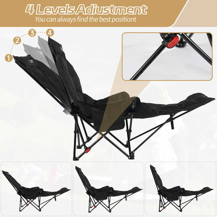 Flash Sale Large Size Portable Folding Lounger Beach 